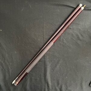 Sportcraft The X Factor Graphite Titanium 2 Piece Pool Cue Burgundy 58.5" Case